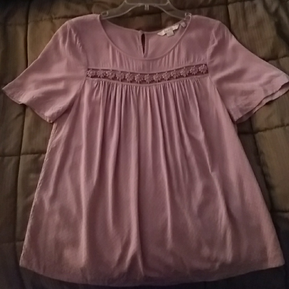 Boden daisy 8US career blouse lavender viscose
